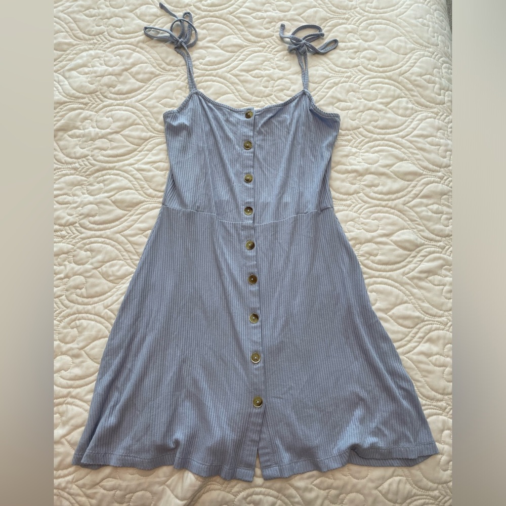 Topshop size US 4 blue mini dress